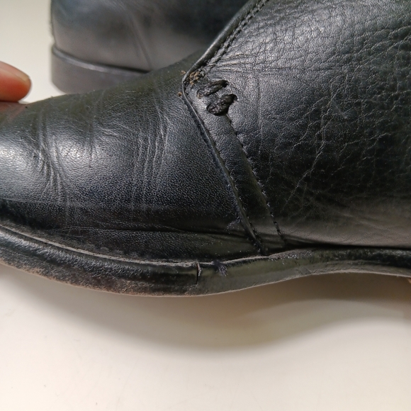 Frye Boots Mens 9.5 Black Phillip Chukka Leather Lace Up Ankle 87533 - Picture 11 of 14